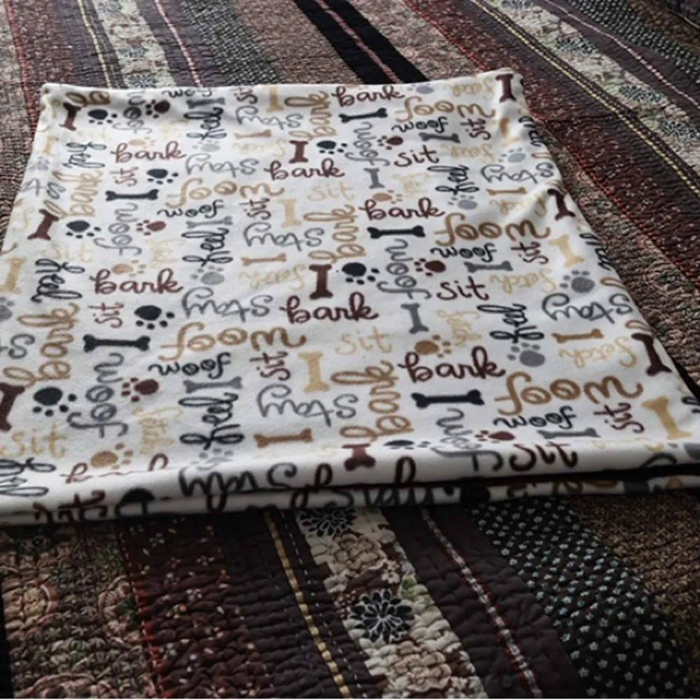 Dog puppy snuggle sack blanket